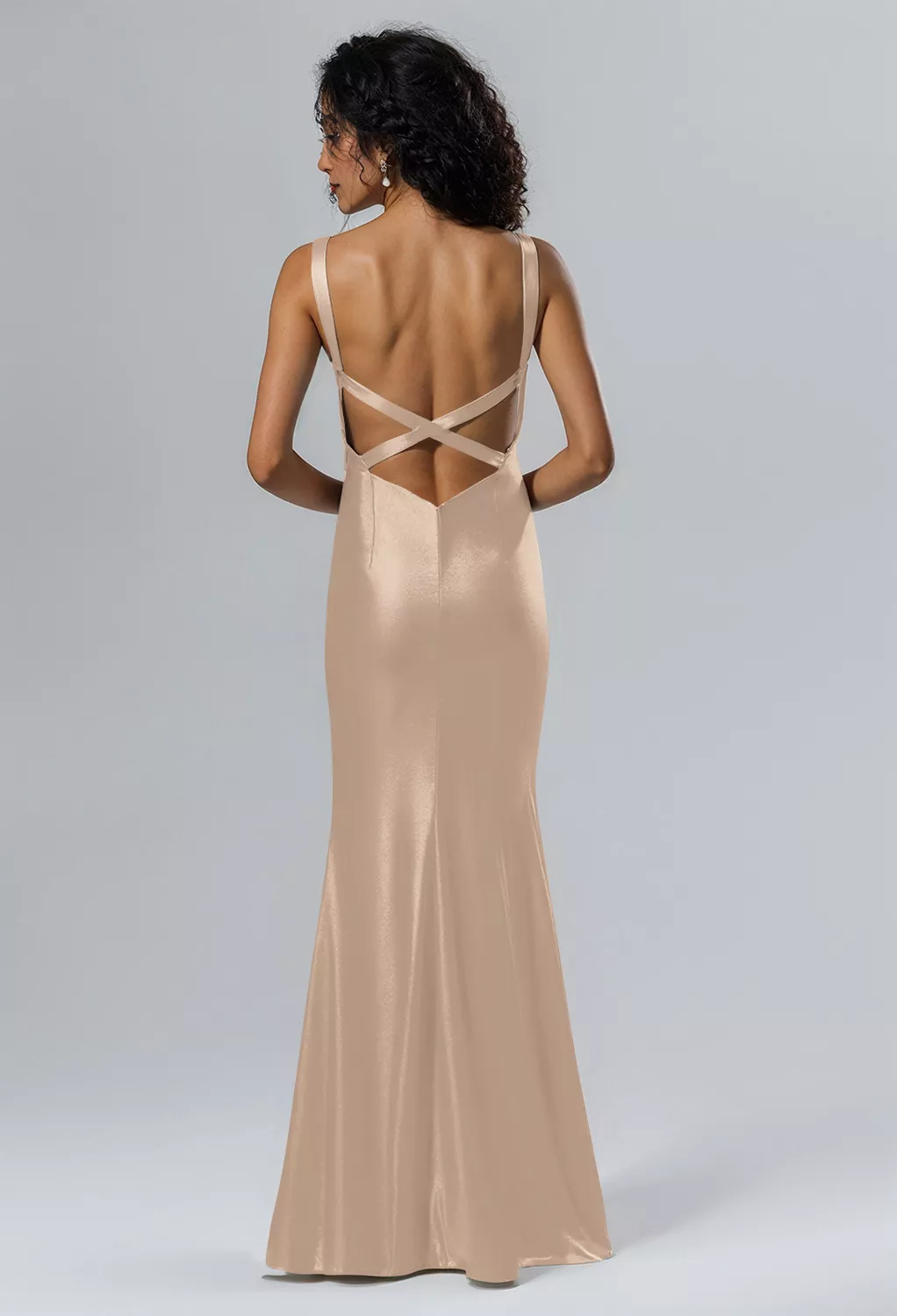 AW Shreya Taupe  Wedding Guest Dresses
